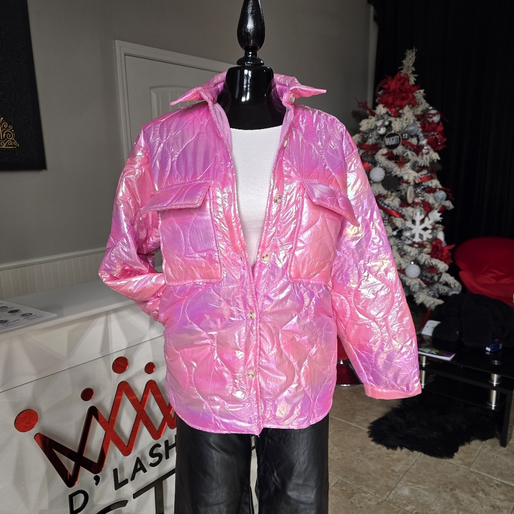 High Low Puffer Jacket